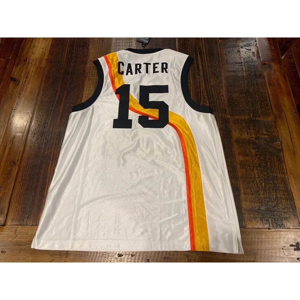Nike Roswell Rayguns Vince Carter Basketball Jersey White CV1970-100 Mens Large